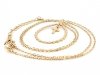 GOLD CHAIN NECKLACE celebrity STAINLESS STEEL