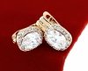 exclusive swarovski gold-plated earrings