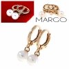 gold plated earrings with exclusive cubic zirconia