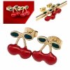 gold earrings made of stainless steel