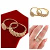 gold ring 18,60mm. gold-plated engagement xuping