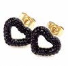 gold earrings made of stainless steel
