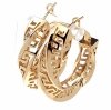exclusive swarovski gold-plated earrings