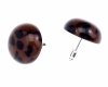gold earrings made of stainless steel