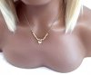 GOLD CHAIN NECKLACE celebrity STAINLESS STEEL