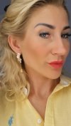 gold plated earrings with exclusive cubic zirconia