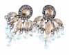 gold plated earrings with exclusive cubic zirconia