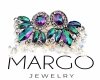 gold plated earrings with exclusive cubic zirconia