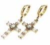 gold earrings made of stainless steel
