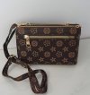women's kidney bag, burgundy