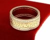 gold ring 18,60mm. gold-plated engagement xuping
