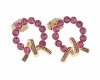 exclusive swarovski gold-plated earrings