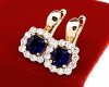 exclusive swarovski gold-plated earrings