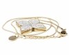 GOLD CHAIN NECKLACE celebrity STAINLESS STEEL