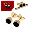gold earrings made of stainless steel