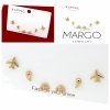 gold plated earrings with exclusive cubic zirconia