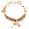 gold bracelet for a gold-plated leg