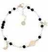 BRACELET GOLD CELEBRITY STAINLESS STEEL