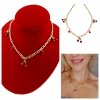 GOLD CHAIN NECKLACE celebrity STAINLESS STEEL