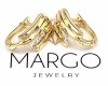 gold plated earrings with exclusive cubic zirconia