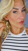 gold earrings made of stainless steel