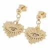 gold earrings made of stainless steel