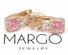 exclusive swarovski gold-plated earrings