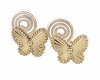 gold earrings made of stainless steel