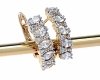 exclusive swarovski gold-plated earrings