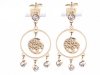 EARRINGS SILVER STAINLESS STEEL CELEBRITY