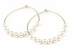 gold earrings made of stainless steel