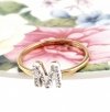ring 18,30mm gold stainless steel