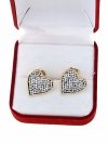 gold earrings made of stainless steel
