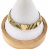 BRACELET GOLD CELEBRITY STAINLESS STEEL