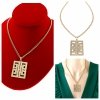 GOLD CHAIN NECKLACE celebrity STAINLESS STEEL