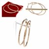 exclusive swarovski gold-plated earrings