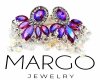 gold plated earrings with exclusive cubic zirconia