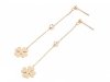 gold earrings made of stainless steel