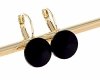 exclusive swarovski gold-plated earrings