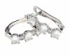 gold plated earrings with exclusive cubic zirconia