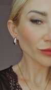 gold plated earrings with exclusive cubic zirconia
