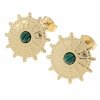 gold earrings made of stainless steel