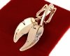 exclusive swarovski gold-plated earrings