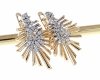 exclusive swarovski gold-plated earrings