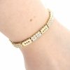 gold bracelet for a gold-plated leg