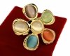 ring 18,30mm gold stainless steel