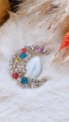 elegant gold brooch