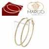 gold plated earrings with exclusive cubic zirconia