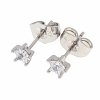 gold plated earrings with exclusive cubic zirconia