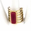 ring 18,30mm gold stainless steel